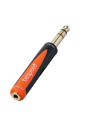Bespeco SLAD210 Male Stereo Jack To Female Stereo Jack Adaptor